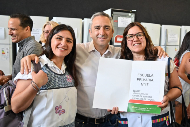 Lo recibieron establecimientos de Esteban Echeverría