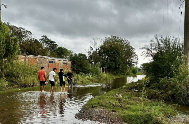 A causa del temporal