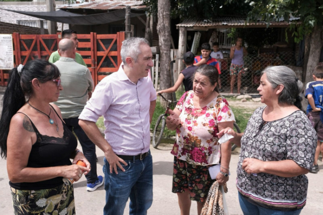 En el predio Campo Tongui 