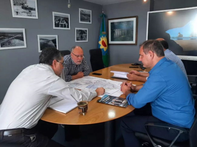 Reunión con el intendente de General Madariaga