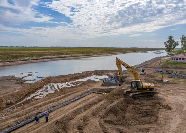 Avanzan las obras en el Balneario Villanueva