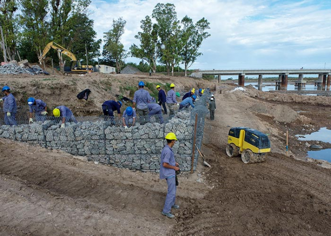 Avanzan las obras en el Balneario Villanueva