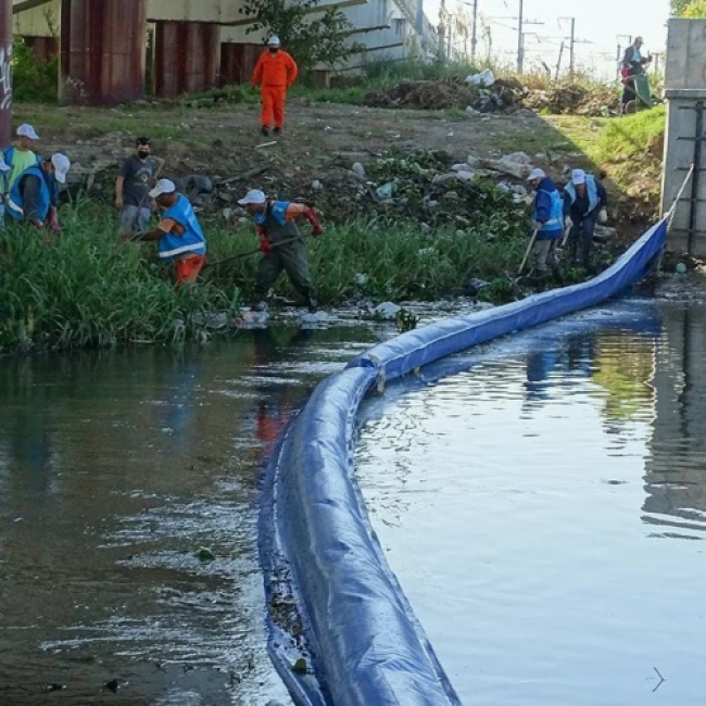 Limpieza de arroyos en La Plata