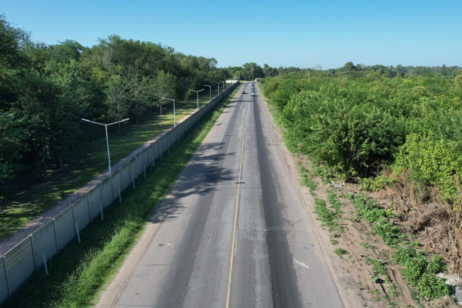 Avanza la obra de repavimentación en la Ruta N°205