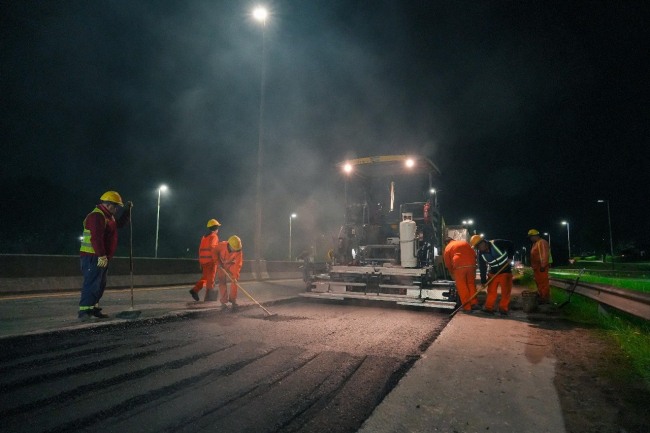 AUBASA finalizó la repavimentación del Ramal Gutiérrez