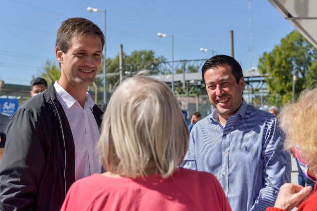 Inauguración de obras viales