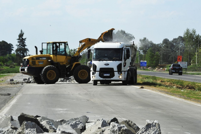 Avanzan las obras en Ruta 6