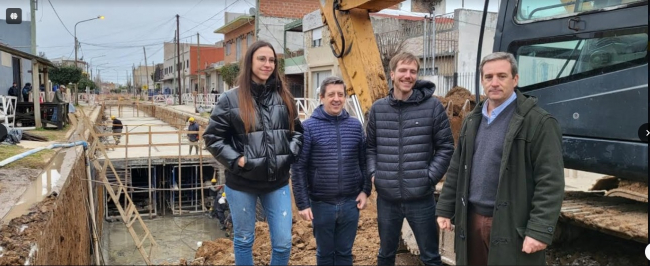 Avanzan las obras hidráulicas