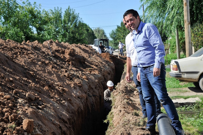 El Ministro Nardini en la recorrida