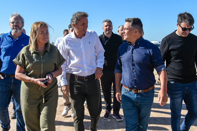 Katopodis recorrió la obra de transformación en Autovía de la RP 41