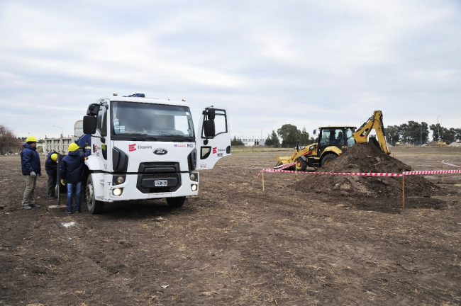 Iniciaron las obras de ampliación de la Planta Depuradora Norte en Tandil