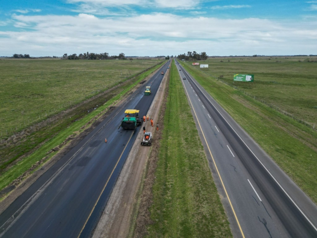 Avanzan las obras de mejora y modernización en rutas hacia la Costa Atlántica