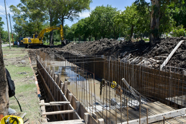 Nardini y Secco supervisaron el avance de obras en Ensenada
