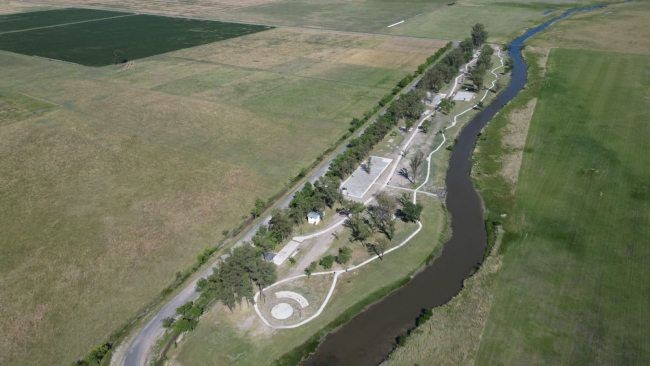 Katopodis recorrió obras hídricas y de espacio público en Suipacha Katopodis recorrió obras hídricas y de espacio público en Suipacha