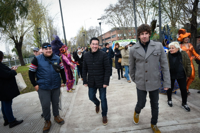 San Fernando: Nardini y Andreotti inauguraron el Nuevo Paseo Canal