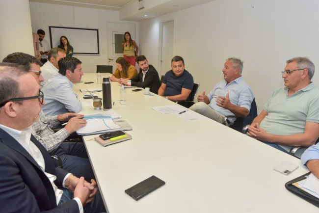 Encuentro de trabajo por Obra Pública