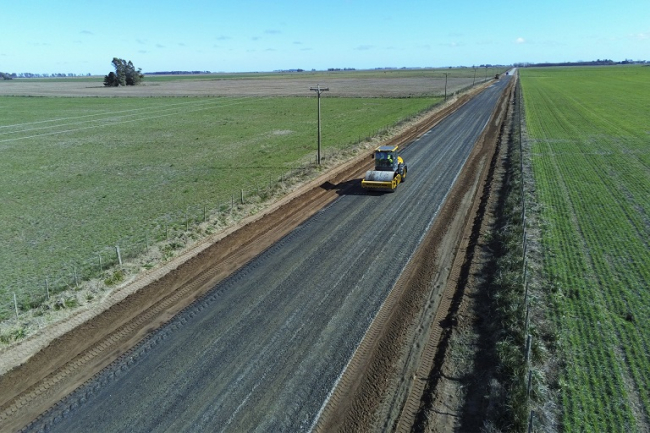 Avanzan las obras de Caminos Rurales