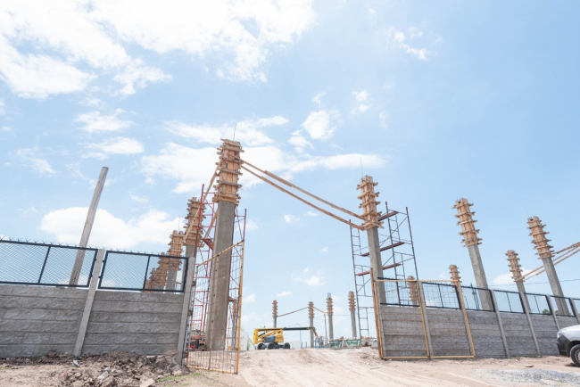 La Provincia continúa con los trabajos de infraestructura deportiva