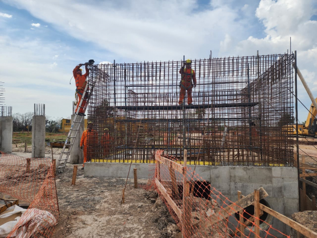 Avanzan los trabajos en la nueva Planta Potabilizadora de la Región Capital
