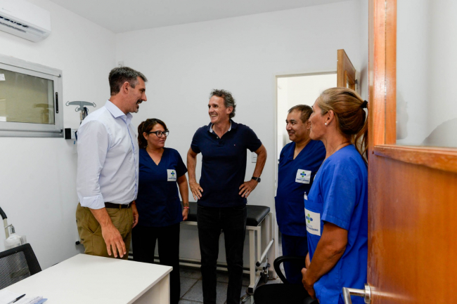 General Alvarado: Katopodis recorrió el nuevo CAPS de Miramar