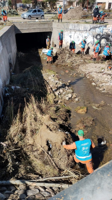 El Ministerio de Infraestructura comenzó con la reconstrucción de Bahía Blanca