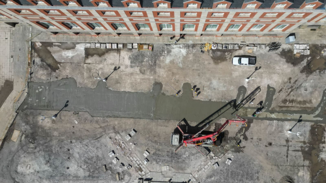 Durante el verano las obras en la Rambla de Mar del Plata no se detienen