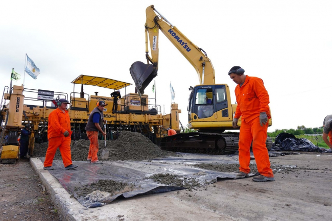 Florencio Varela: avanzan las obras de duplicación de calzada en la RP N° 53