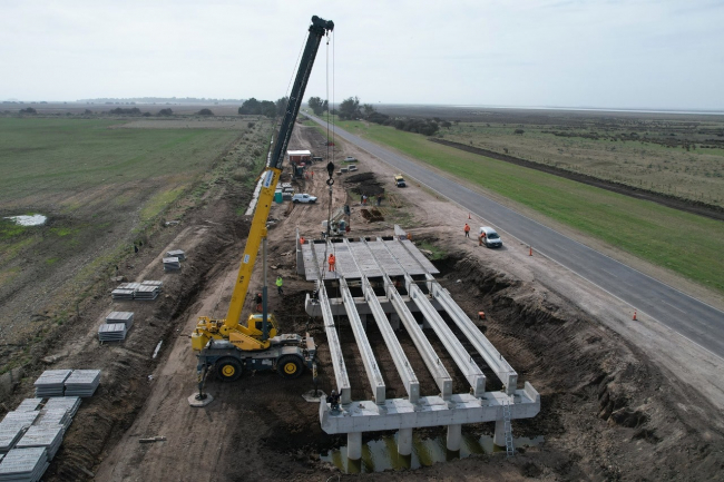 Avanzan las obras de mejora y modernización en rutas hacia la Costa Atlántica