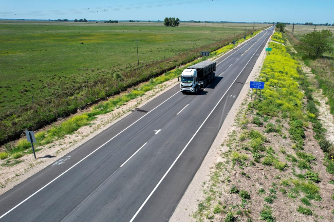 Avanzan las obras de repavimentación en la Ruta Provincial N°51