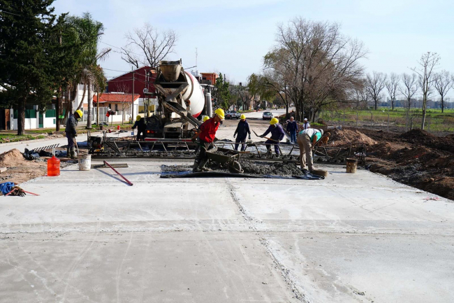 La intervención vial vincula el Camino del Buen Ayre con la Ruta N 4