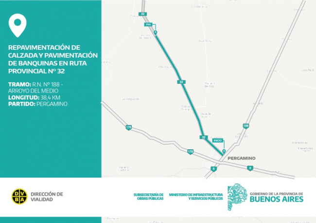 Mapa de obras de Vialidad