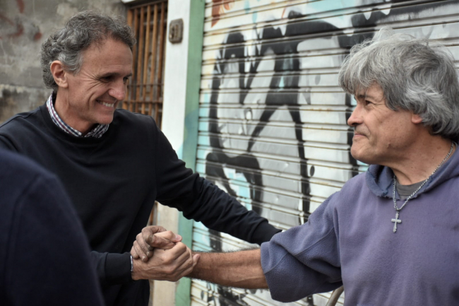 Katopodis recorrió obras hidráulicas en Lomas de Zamora