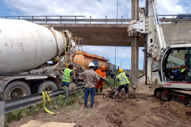 Comenzó la obra de refacción en la Circunvalación Norte en Bahía Blanca