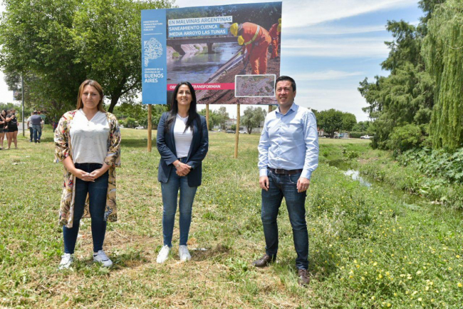 Se licitaron nuevas obras para el Arroyo “Las Tunas” en Malvinas Argentinas