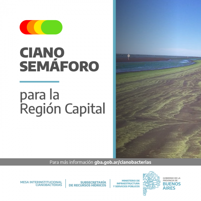 La Subsecretaría de Recursos Hídricos lanza el sistema de alerta temprana por cianobacterias
