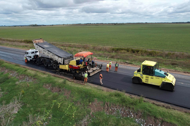 Avanza la obra de repavimentación de la Ruta Provincial Nº29