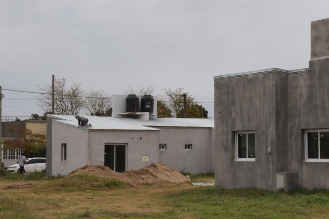 Ayacucho: etapa final de la construcción de viviendas