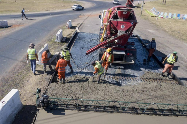 Continúan las obras en la Ruta Provincial N° 25 en Moreno