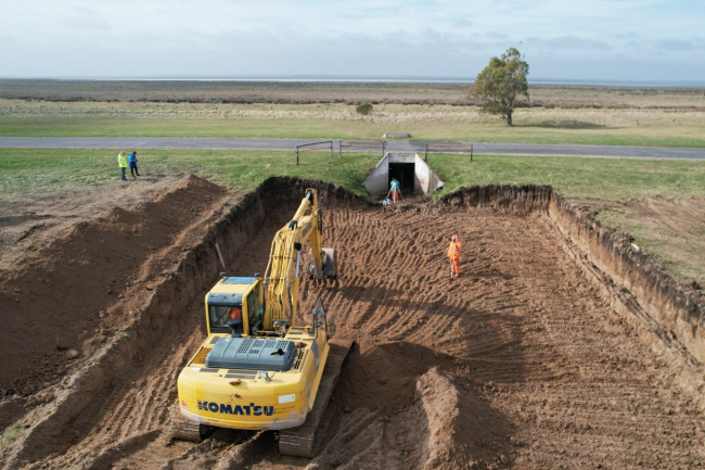 Provincia continúa con las obras de transformación en Autovía de la Ruta 11