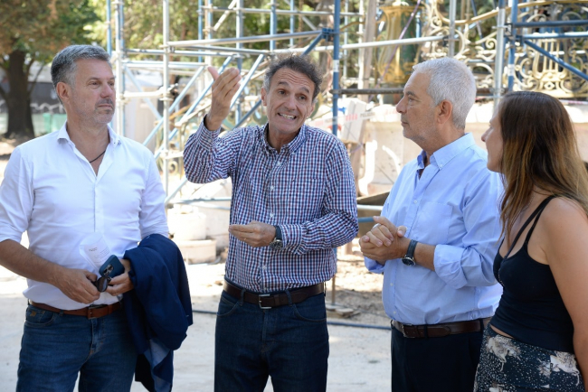 Katopodis y Alak recorrieron obras de infraestructura hídrica en La Plata