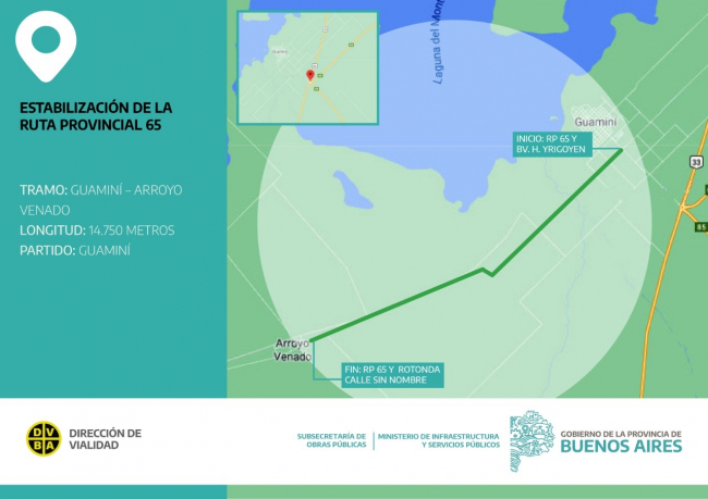 La Provincia licitó 3 importantes obras de infraestructura vial