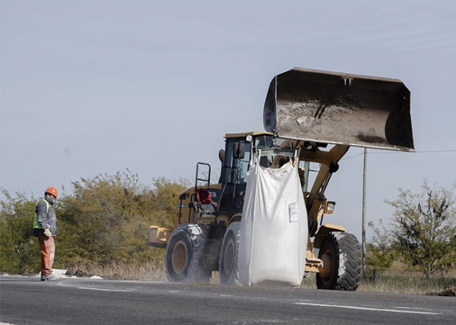 La Provincia inició la obra de repavimentación de la Ruta Provincial N° 65