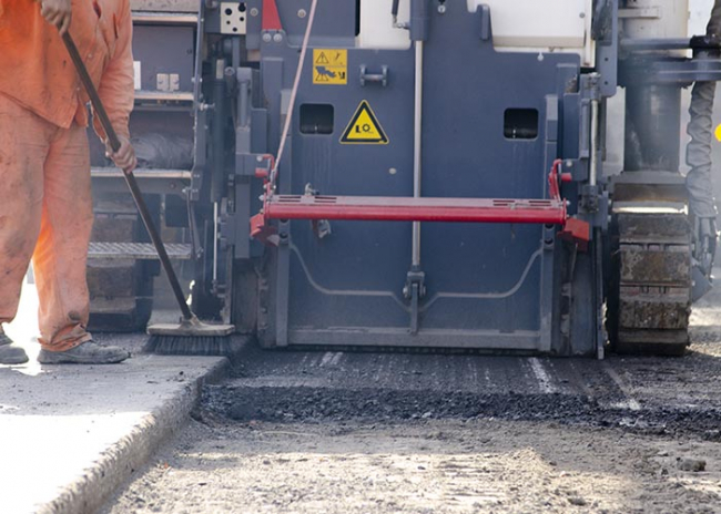 Inició la obra de rehabilitación de calzada en la Ruta Provincial N° 34
