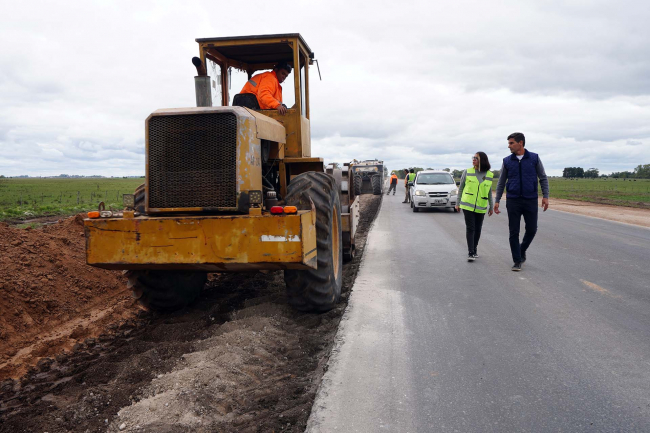 Avanza la obra de repavimentación de la Ruta Provincial Nº29