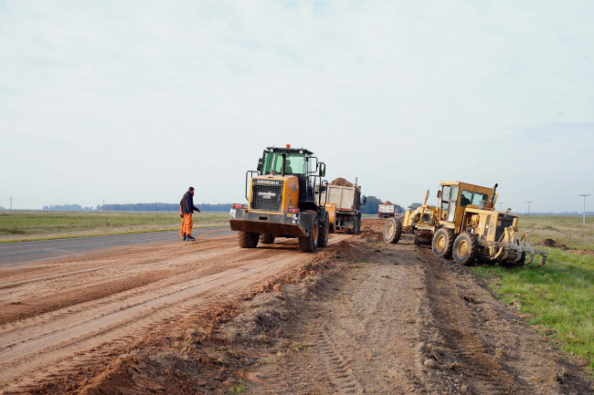 Avanza la repavimentación de la Ruta Provincial N°36