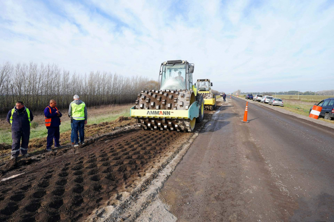 Avanza la repavimentación de la Ruta Provincial N°36