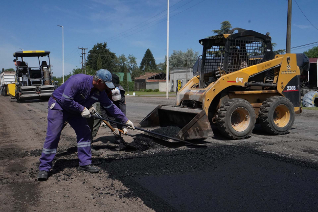 Avanza la repavimentación de la Ruta Provincial 191