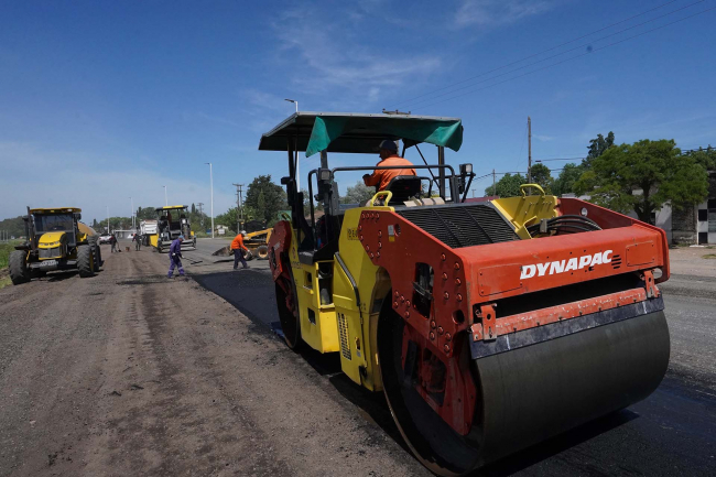 Avanza la repavimentación de la Ruta Provincial 191