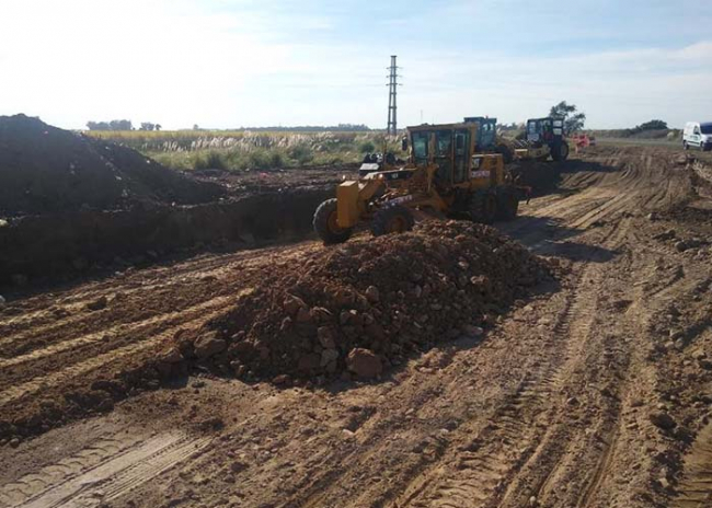 Comenzó la obra de repavimentación y ensanche de la Ruta Provincial 73