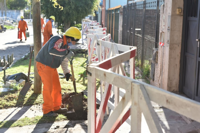 La Provincia inició obras cloacales en Tres de Febrero